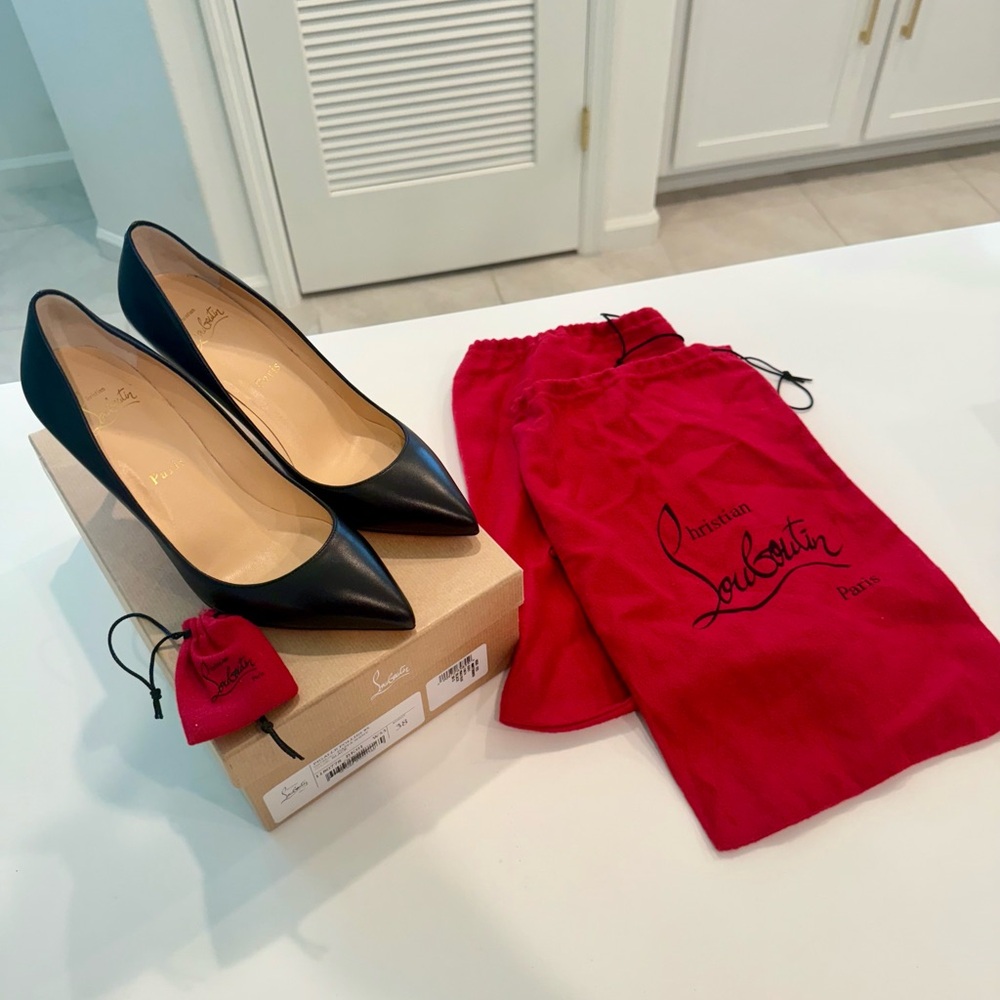 Christian Louboutin Black Heels Sophisticated Style